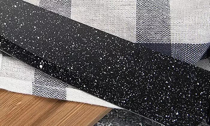 Juego de 6 cuchillos de acero inoxidable con efecto mármol