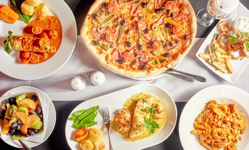 Image 1: 2 Course Italian Meal with Wine or Beer or Soft Drink for 2, 3 or 4