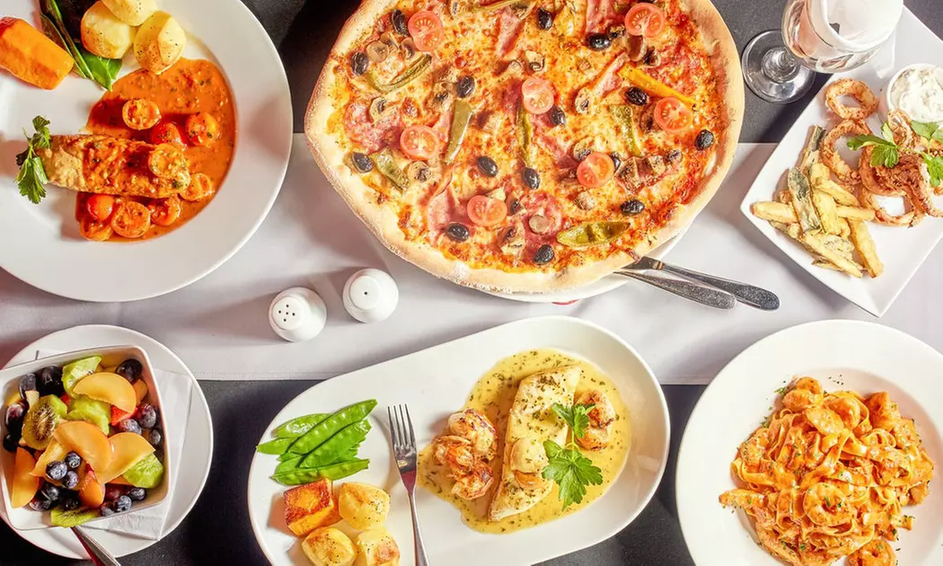 2 Course Italian Meal with Wine or Beer or Soft Drink for 2, 3 or 4