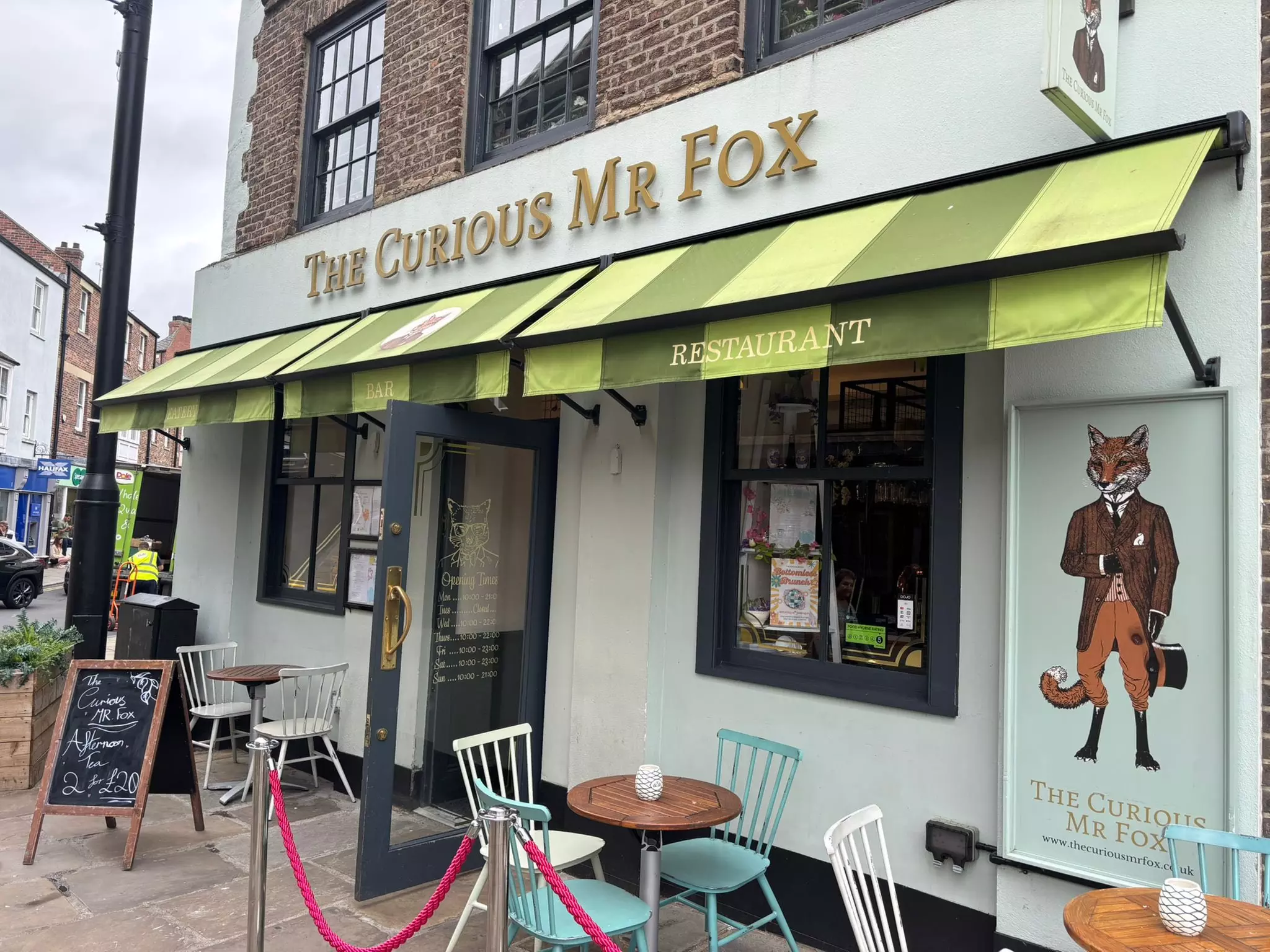 Enjoy Delicious Afternoon Tea at The Curious Mr Fox, Durham
