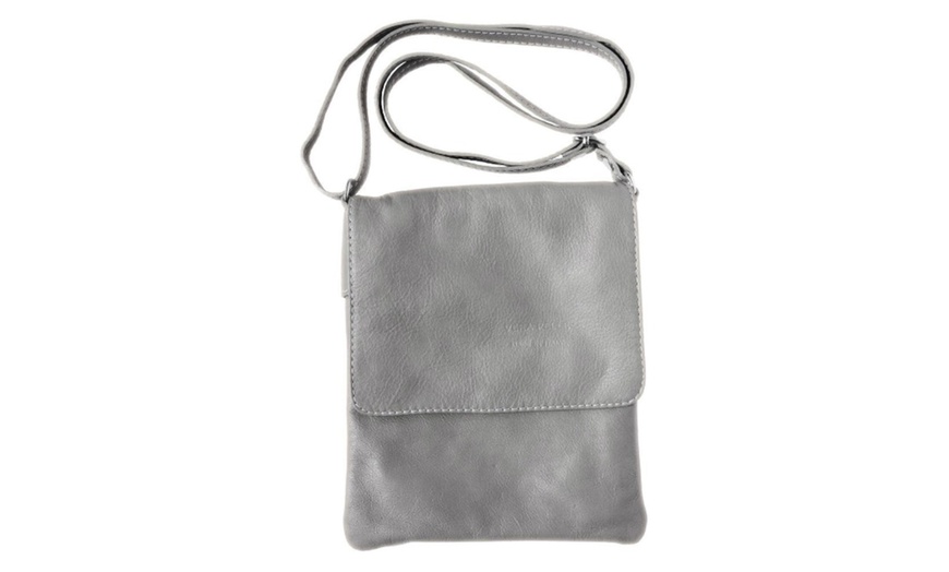 Image 33: Laura Leather Shoulder Bag