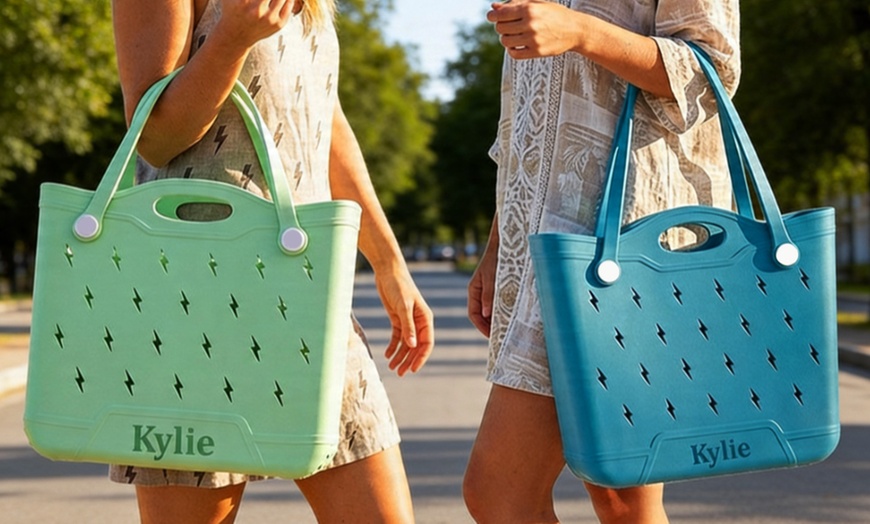 Image 3: Custom Beach Bags from Justyling - Perfect Gift (Up to 82% Off)