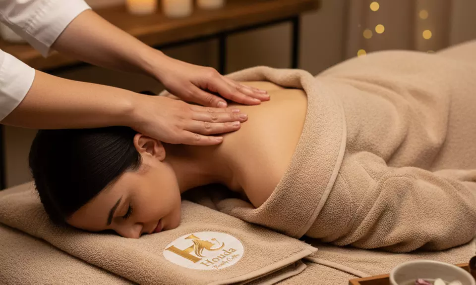 60 Mins Relaxing or Contouring spa Treatment with Optional Moroccan Bath or Blow-Dry (Up To 51% Off) - Primary Image