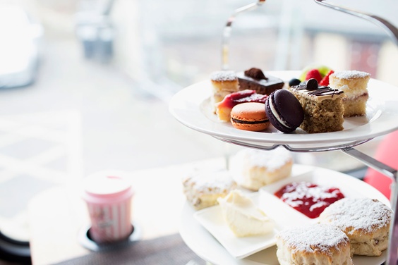 Afternoon Tea Spread at Frieda's