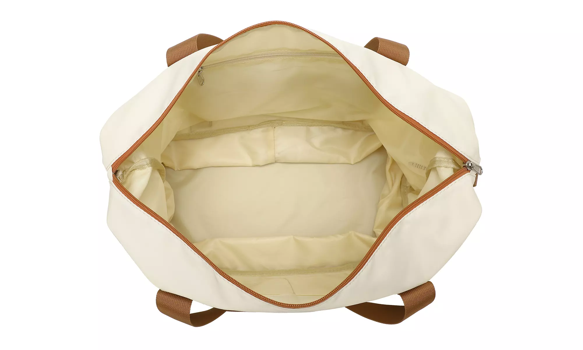 Kono Six-Piece Cream Hard Shell Suitcase and Bag Set