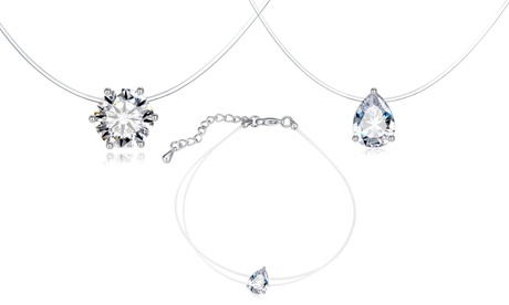 Collana o bracciale realizzati con cristalli di Swarovski® e disponibili in 4 modelli