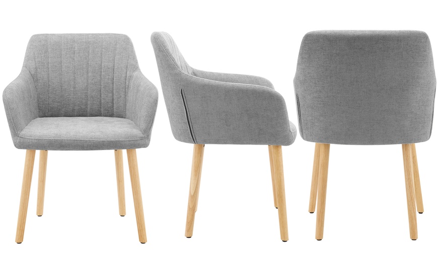 Image 7: 'Dora' eetkamerstoel met Scandinavisch ontwerp