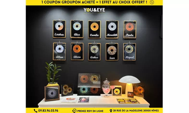 Vos yeux, une œuvre d'art : capturez l'essence de votre iris