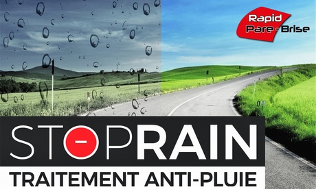 Traitement anti-pluie stoprain pour pare-brise automobile à 19,90 € chez Rapid Pare-Brise Bègles