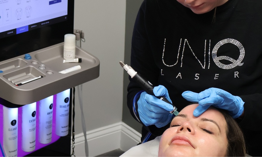 Image 1: Experience Radiant Skin with a HydraFacial with Optional LED 