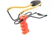 Adjustable Wrist-Brace Large Slingshot with 4Pc 1/2" Glass Balls - Second Medium