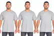 3 Pack - Men's Big & Tall Crewneck 100% Cotton Tee (2XL - 5XL) - Second Medium