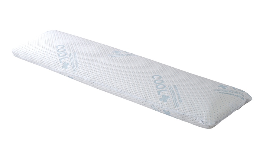 Image 4: Traversin à mémoire de forme avec housse rafraichissante, Sampur