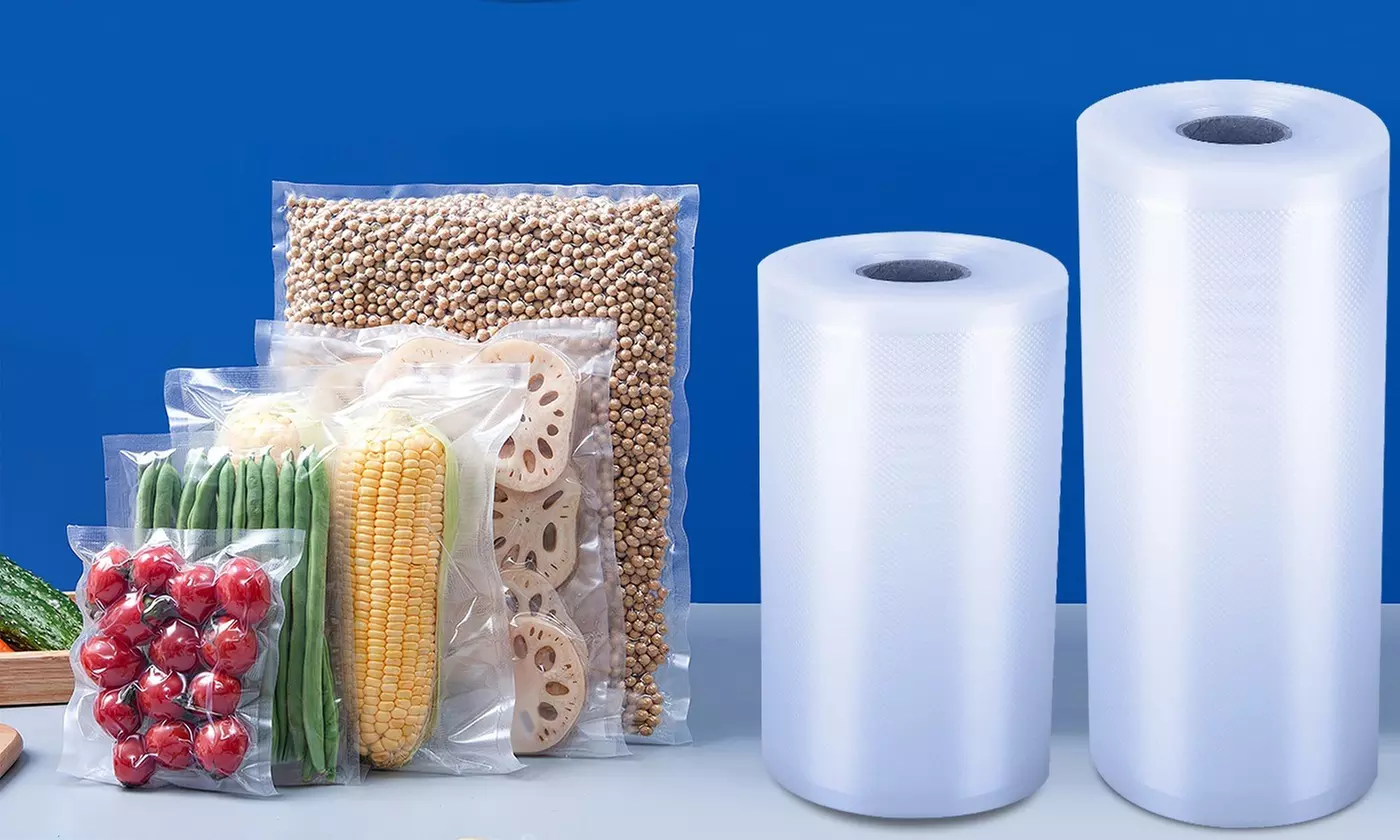 iMounTEK Heavy-Duty Vacuum Sealer Bag Roll Food Storage Saver (2-Pack)