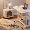 Image 7: Living And Home Height Adjustable Overbed Laptop Table 