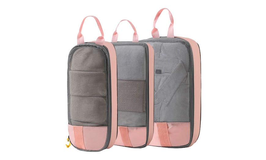 Image 15: 3-Piece Compression Packing Storage Bag Set