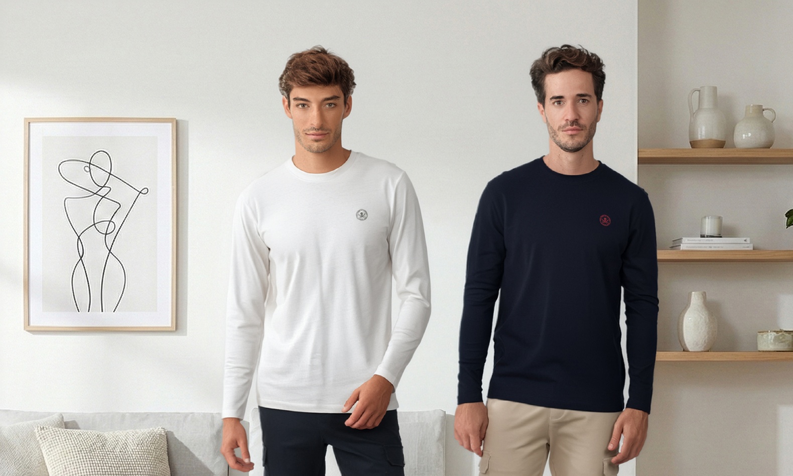 Pack de 2 Camisetas manga larga The Time Of Bocha 100% algodón