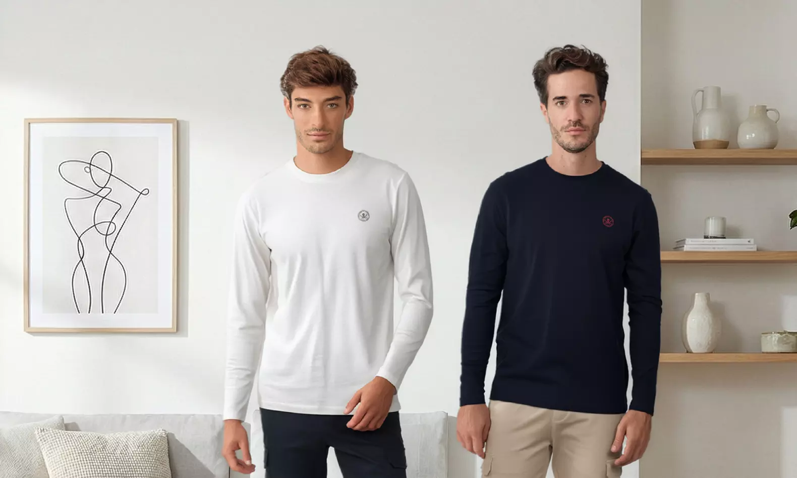 Pack de 2 Camisetas manga larga The Time Of Bocha 100% algodón - Primary Image