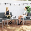 Image 2: Outsunny Four Seater Garden Furniture Set