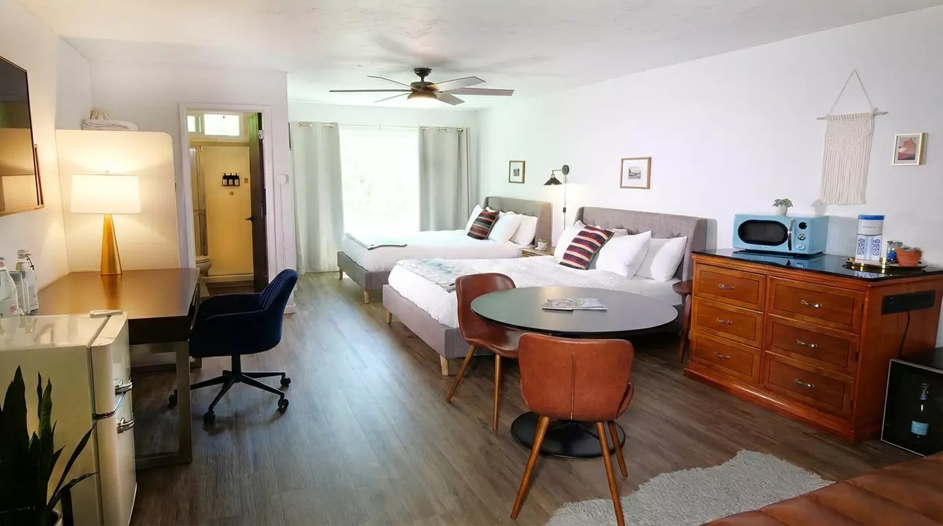 Relax by the pool with lake views and mountain breezes