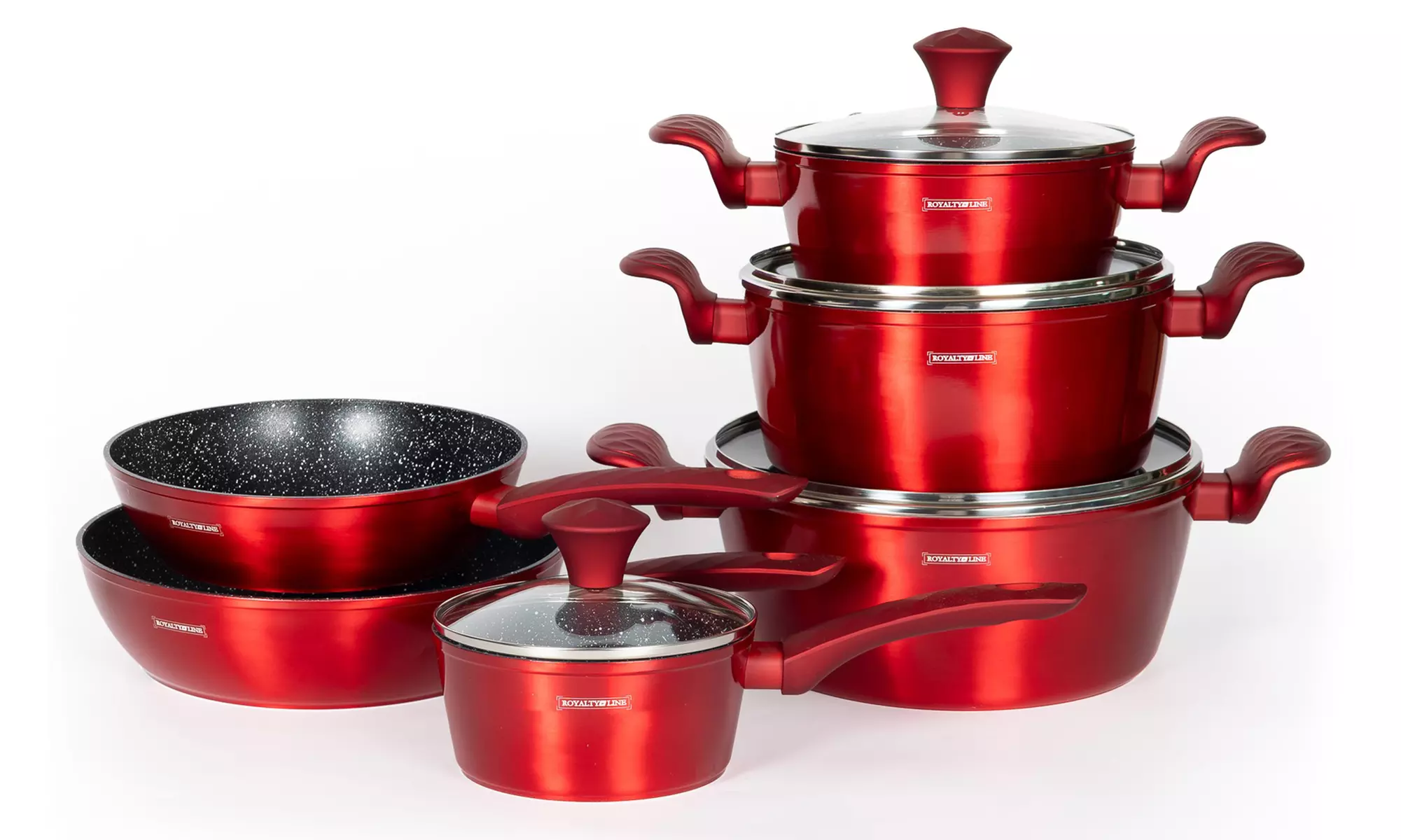 Royalty Line 10-teiliges oder 14-teiliges Kochgeschirr-Set