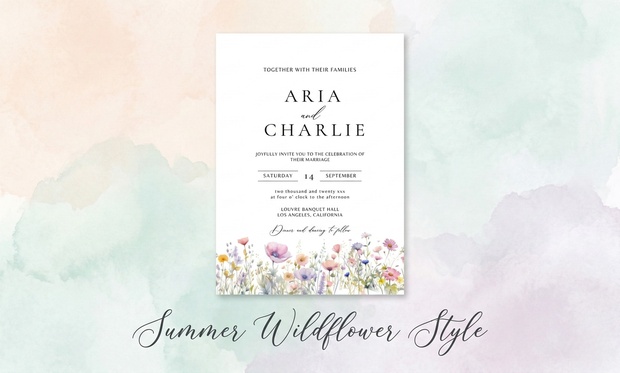 Wedding Invitation Example