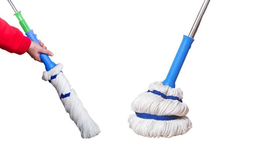 Image 2: Microfibre Twist Mop