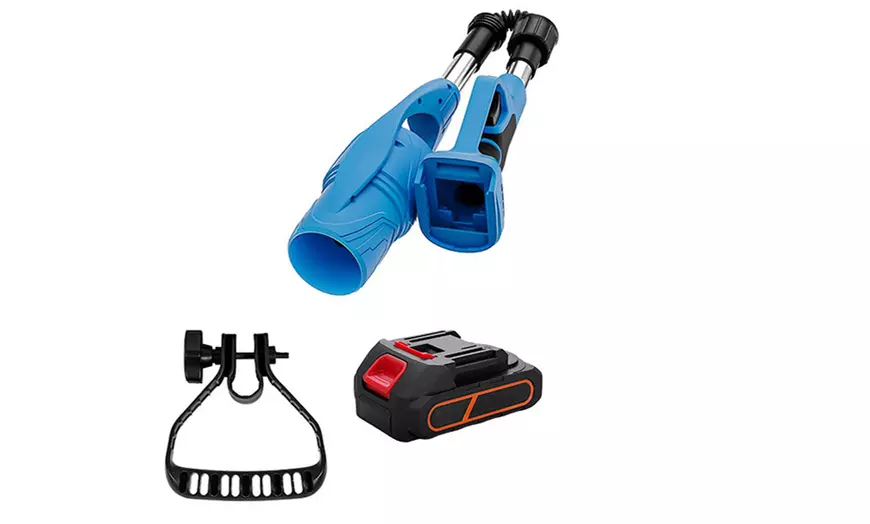 Image 3: Soplador de hojas inalámbrico, con diseño plegable y recargable