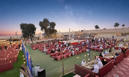 For One Child: Abu Dhabi Desert Safari with Central Pickup - Dinner & Live Shows - Happy Adventures Tourism Llc