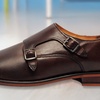 Image 1: Oaktrak Monk Strap Men's Leather Shoes