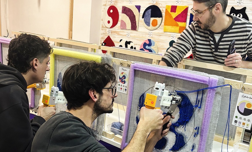 Image 11: Diseña tu propia alfombra: taller de tufting de 2,5 horas para 1
