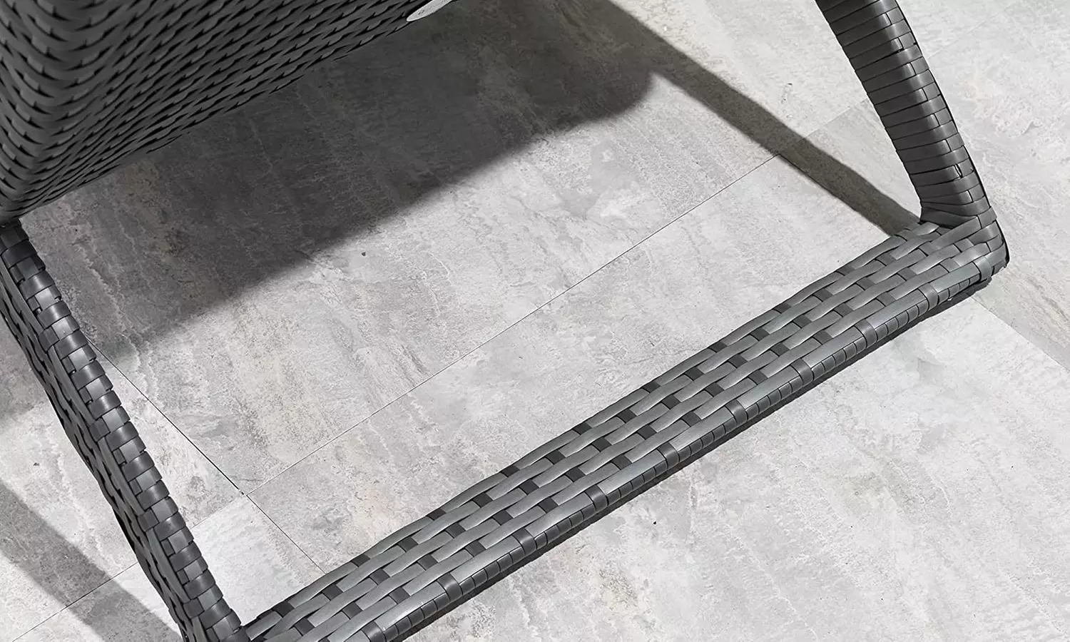 Outsunny Rattan Effect Sun Lounger