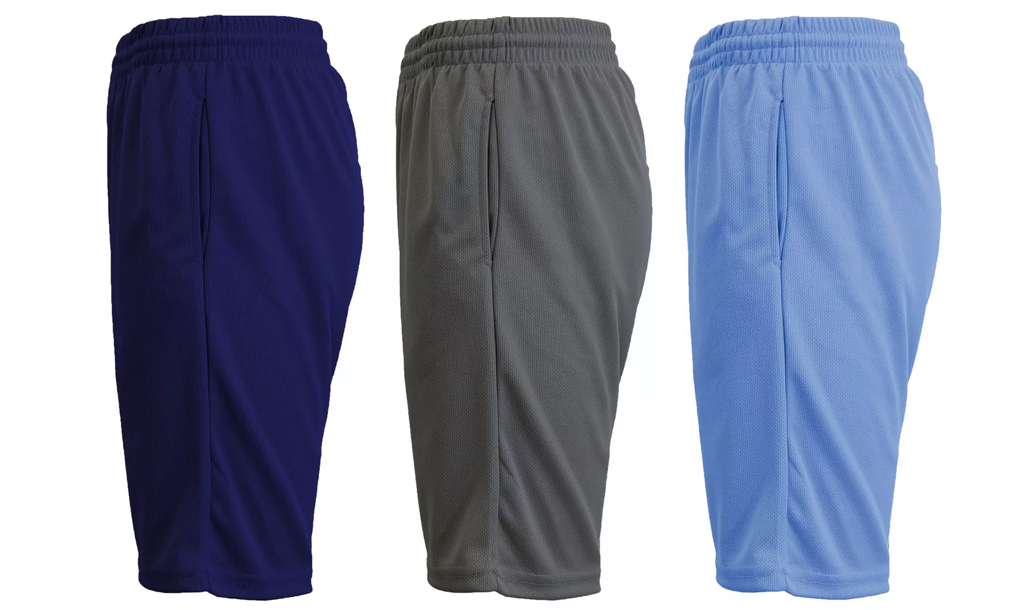 3-Pack Men's Active Performance Shorts (S-2XL) in Multiple Colorways
