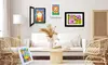 BabyLuv Kids Art Frame Front Opening Wooden Frame Artwork Display (2-Pack)