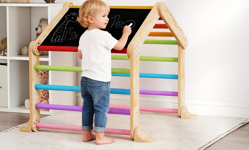 Image 3: AIYAPLAY 9-in-1 Climbing Frame