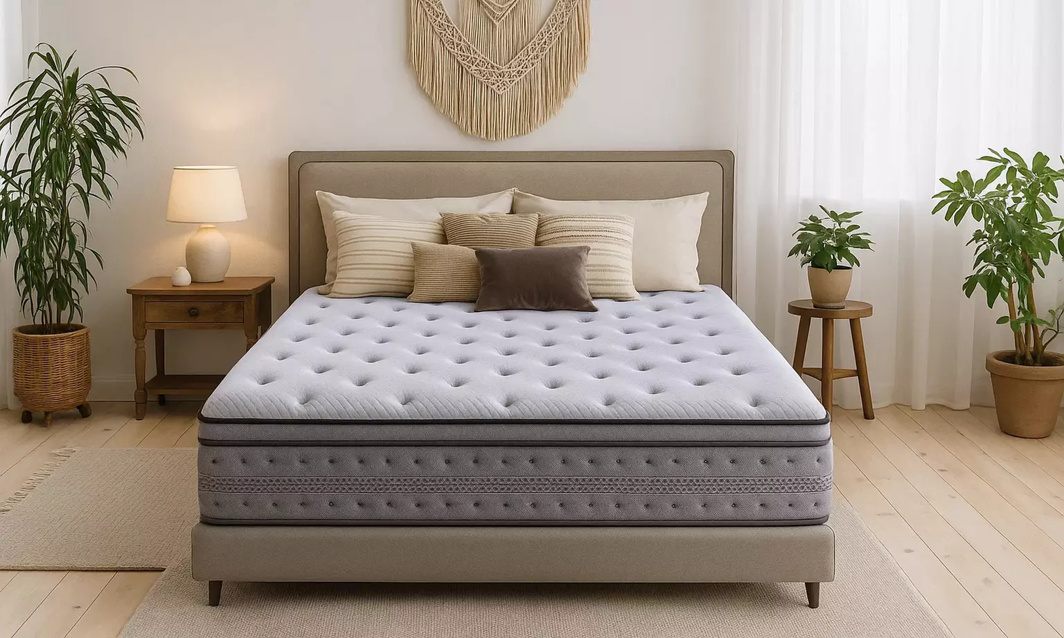 Sampur Nuage matras met traagschuim en pocketveren in afmetingen naar keuze, inclusief verzending - Primary Image