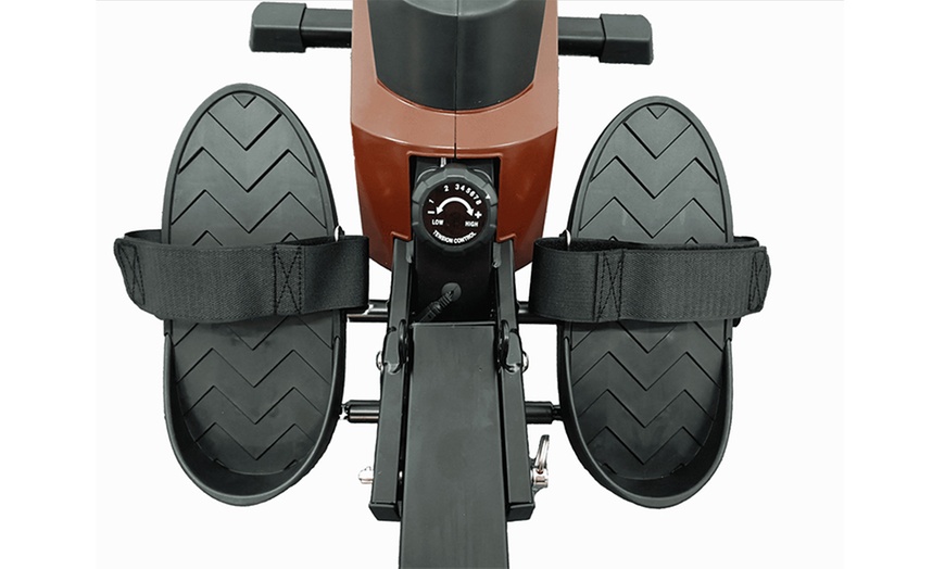 Image 16: Máquina de fitness de remo para casa con pantalla LCD