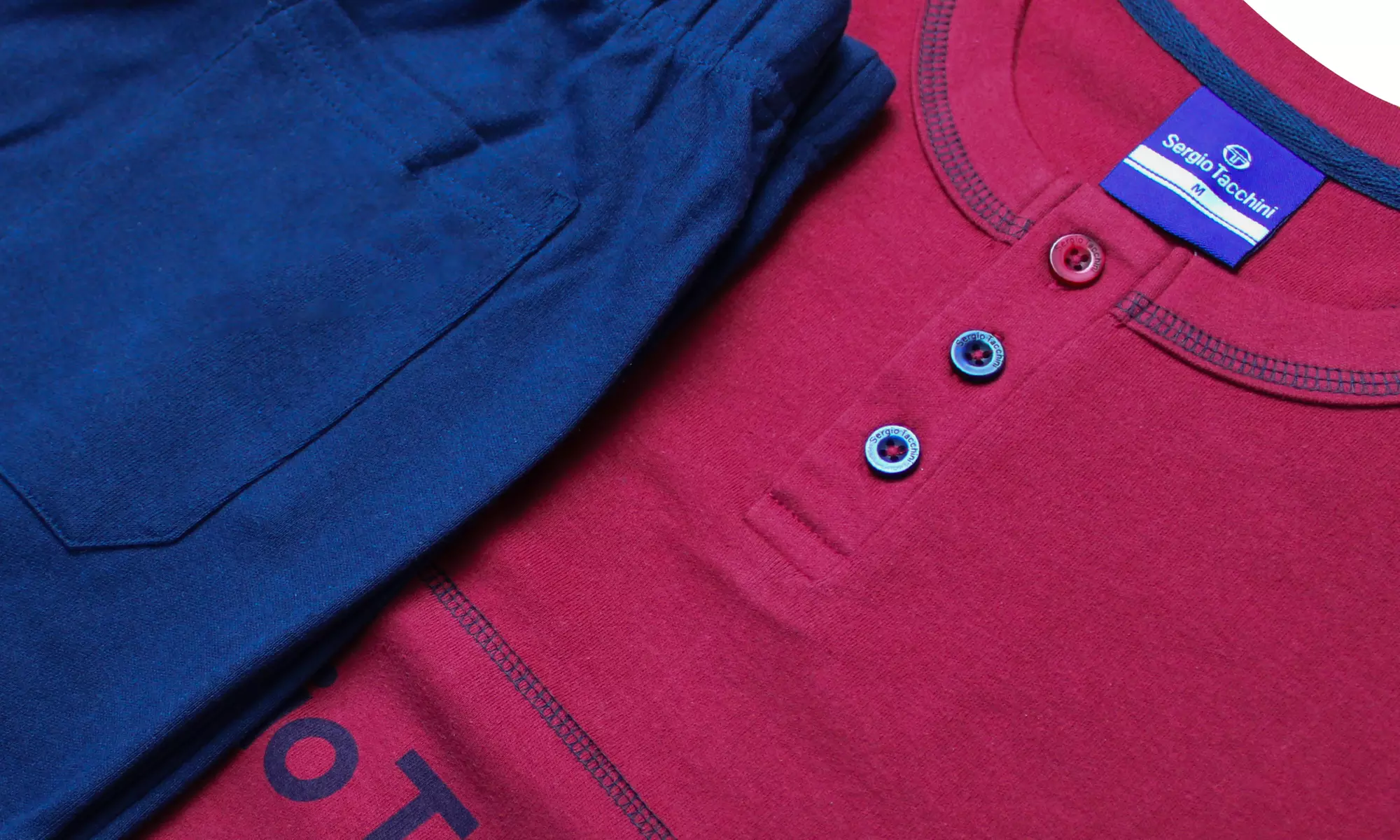 Pigiama uomo in cotone di Sergio Tacchini o Navigare