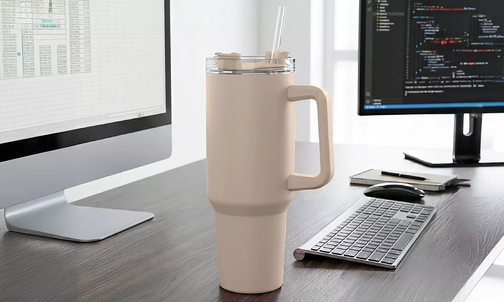 Borraccia termica con cannuccia da 1200 ml