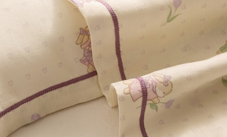 Image 22: Breathable Pure Cotton Kids Pillowcase Pair