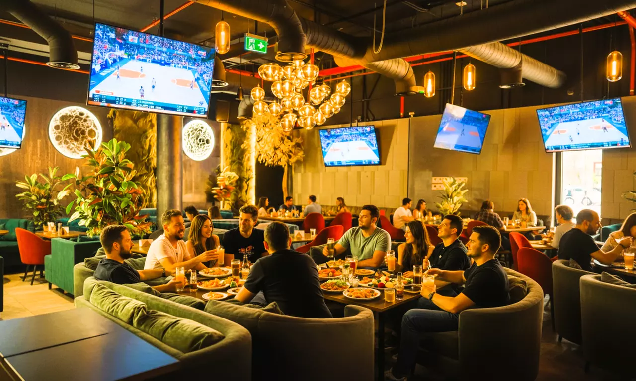 Savor Russian, Uzbek, & Arabic Cuisine in a Modern Lounge & Cafe
