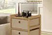 HOMCOM Chest of Drawers Dresser with Bamboo Frame - Image 5