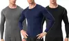 Men's Compression Shirt Long Sleeve Undershirts Baselayer Sports Thermal Tops