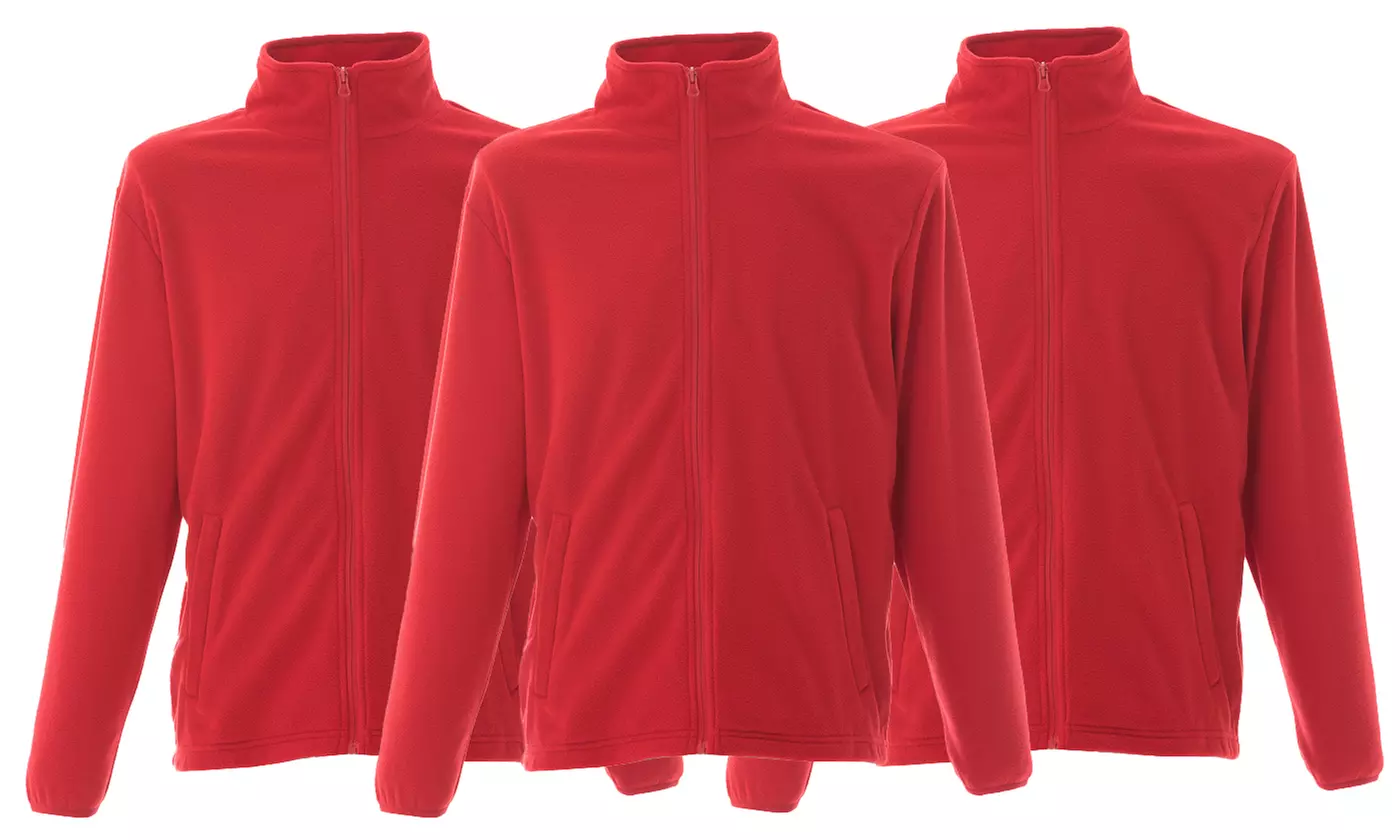 3 felpe da uomo in pile CLRS