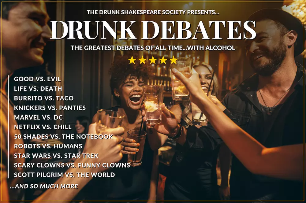 Drunk Debates (Through May 28) - Primary Image