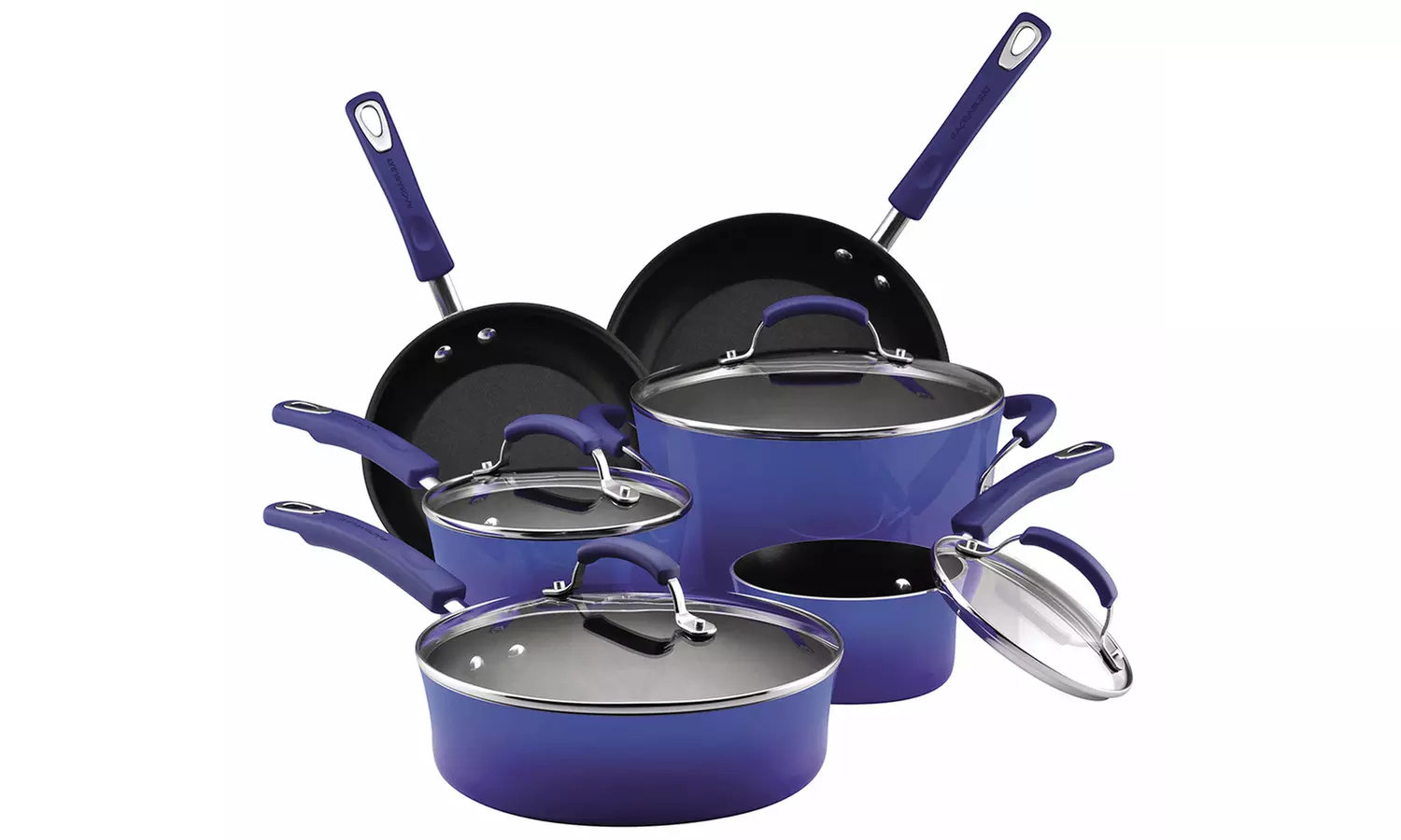 Rachael Ray Nonstick Enamel Cookware (10-Piece) - Second Medium