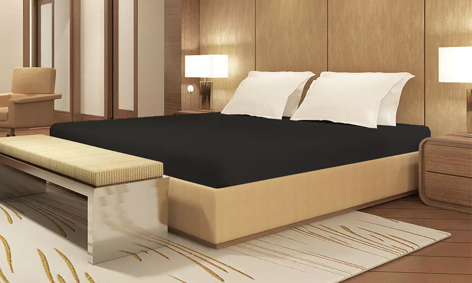 Lenzuolo sotto con angoli in puro cotone alta qualità Made in Italy