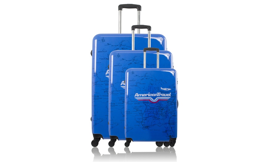 Image 5: Set of Three Trolley Suitcases