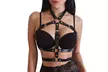 Leather Chest Body Harness Waist Belt Strap Punk Corset Bustier - Second Medium