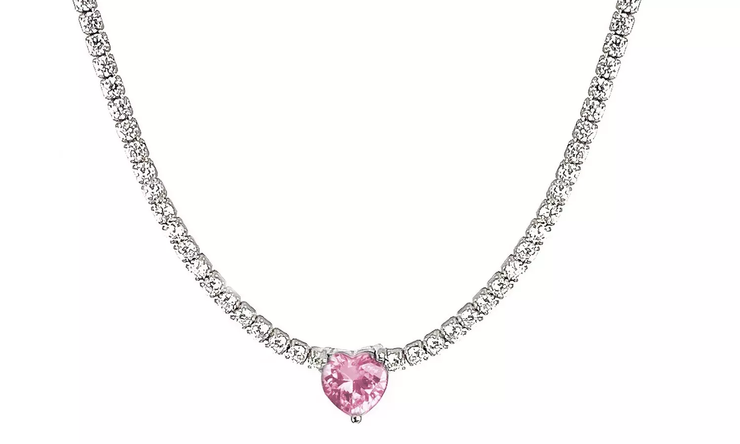 Bracciale e collana girocollo Tennis